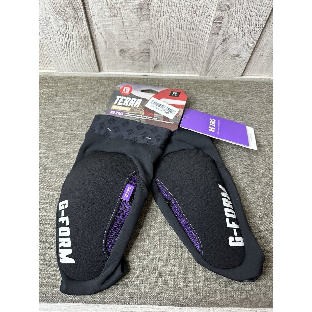 G-Form Terra MTB Mountain Bike Adult Knee Guards Black Sz XS Skating Motorcross